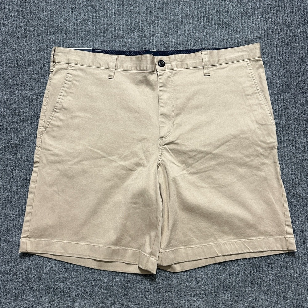 Daniel Hechter Mens Chino Shorts Size 40 Beige Casual Flat Front High Rise